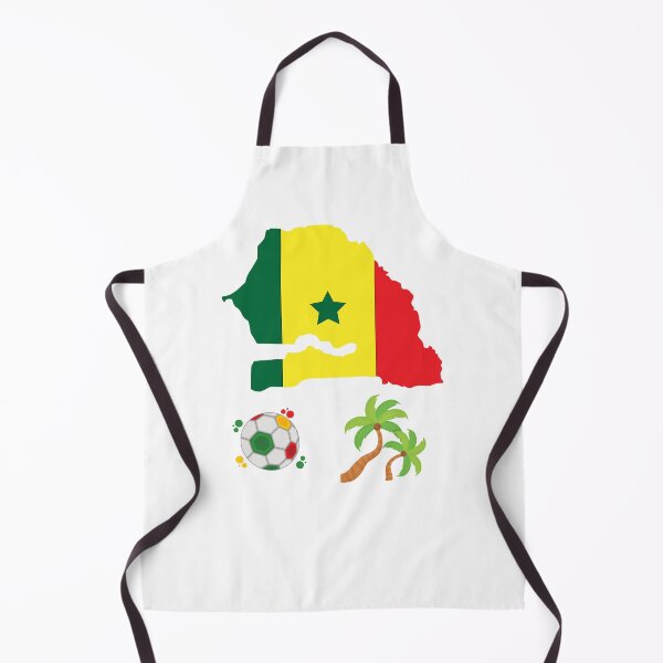 Item preview, Senegal Map Flag designed and sold by Tienda-Vane.