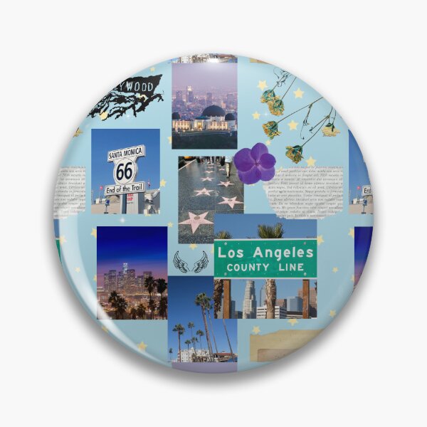 Item preview, Los Angeles California Collage designed and sold by Femme Pastel Collective.