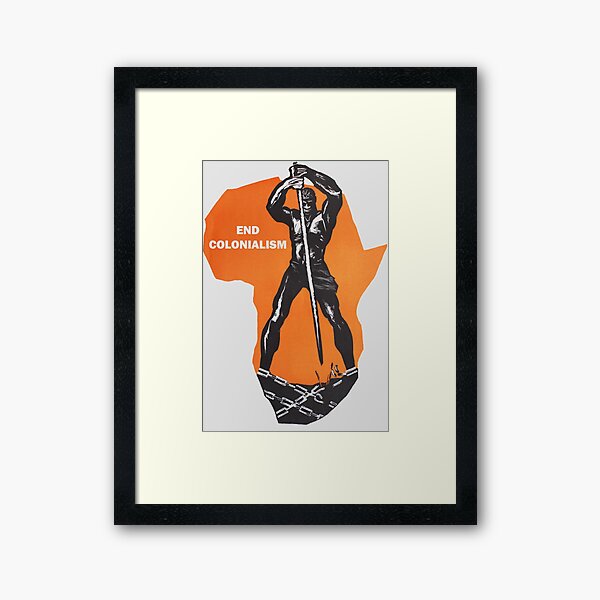 End Colonialism Framed Art Print