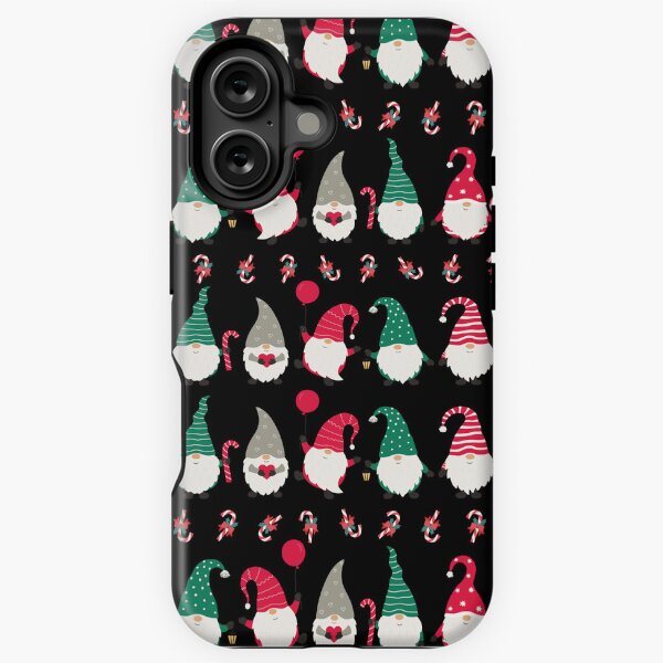 Item preview, Christmas Patterns Marry Christmas Gnomes Cute designed and sold by The Glasses Girl.