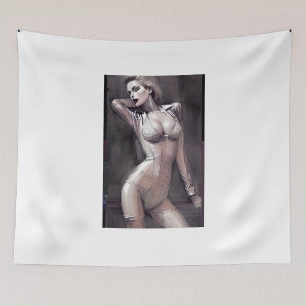 Item preview, Latex Beauty Baroque Goth Fantasy Lingerie Original Sexy Erotic Ecchi  Pinup Female Model Pose Babe Hentai Bikini Latex Lace Suit  designed and sold by Hot-as-hell.