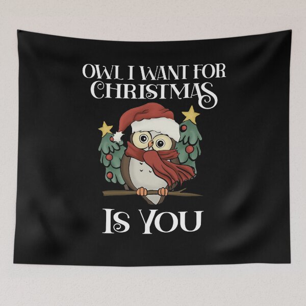 Item preview, Owl Christmas - Cute Christmas Pun Gift For Couples  designed and sold by Myth-Creatures.