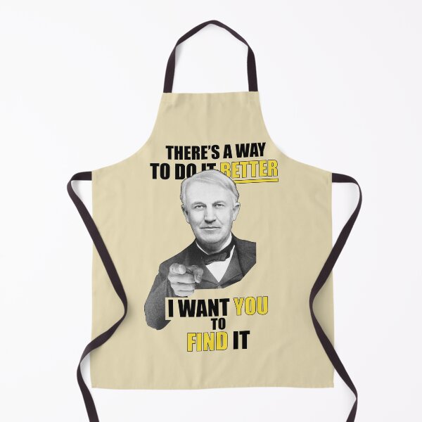 Item preview, Thomas Edison Quote - Find a Way to Do Better! designed and sold by red-leaf.