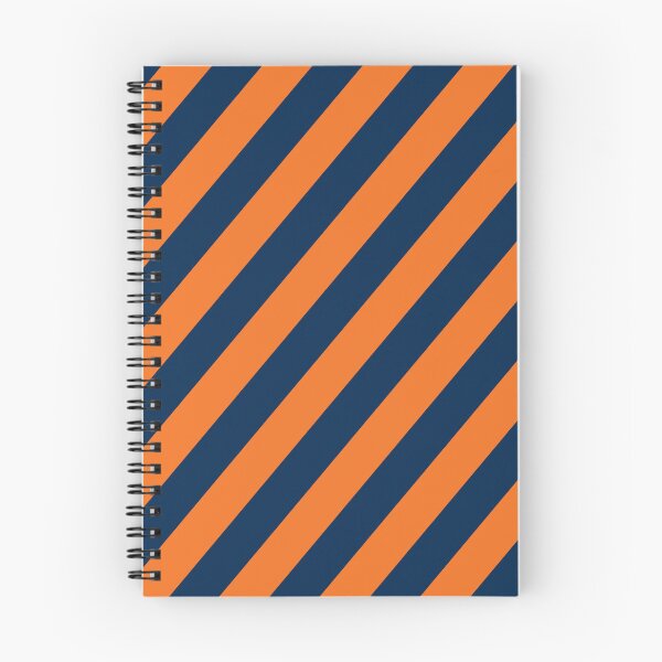 Item preview, Blue and Orange Stripes - Diagonal Stripe Pattern Blue and Orange designed and sold by gjsart.