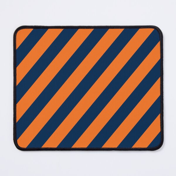 Item preview, Blue and Orange Stripes - Diagonal Stripe Pattern Blue and Orange designed and sold by gjsart.