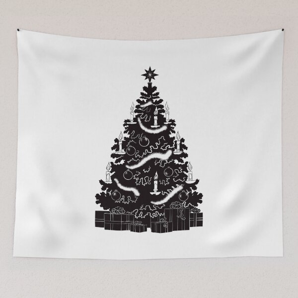 Item preview, The Nutcracker Christmas Tree Silhouette designed and sold by Claudia McBain.