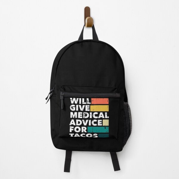 Item preview, Will Give Medical Advice For Tacos Doctor Surgeon Stethoscope Patient Syringe Hospital Design designed and sold by CLUTCHINER.