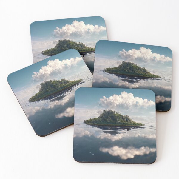 Item preview, Island floating in the sky ultrarealistic designed and sold by zoro92.