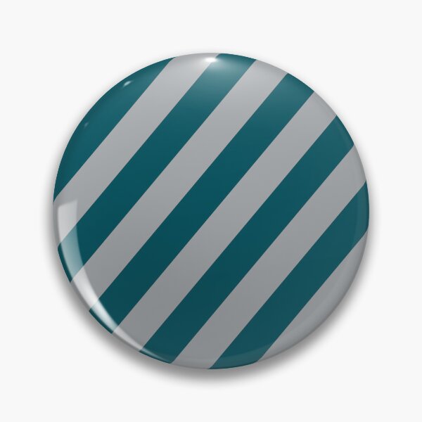 Item preview, Teal and Silver Stripes - Diagonal Stripe Pattern Teal and Silver designed and sold by gjsart.