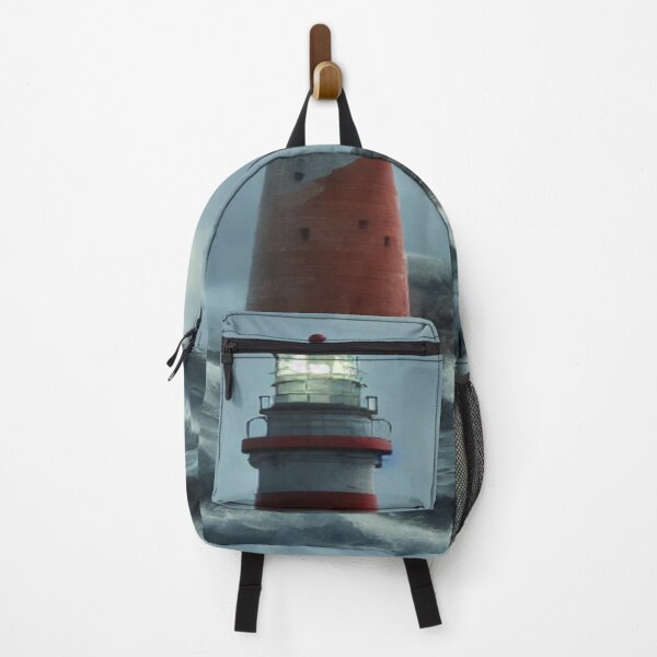 Item preview, Art of a lighthouse in the sea designed and sold by TravelingOak.