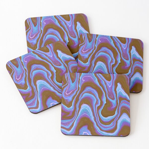 Item preview, Blue wavy groovy designed and sold by Quoppidou.