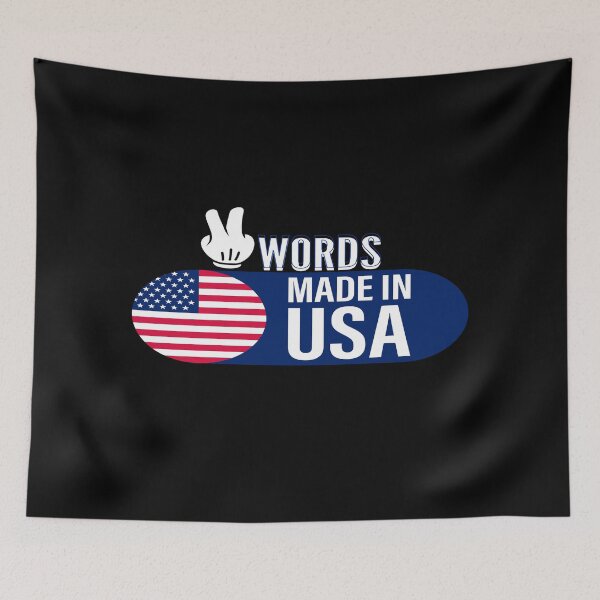 Item preview, TWO WORDS WERE MADE IN AMERICA. designed and sold by stopamoment.