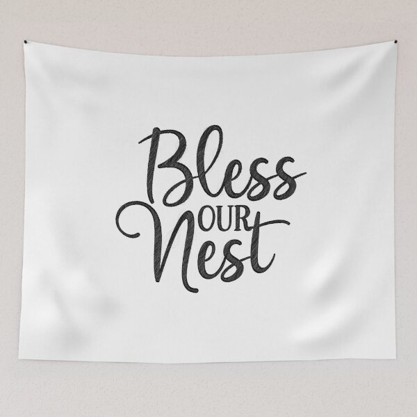 Item preview, Bless Our Empty Nest Parents Empty Nesters Quote, Bless Our Nest designed and sold by RedArtsDesign.