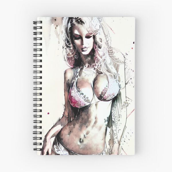 Item preview, Lingerie Original Sexy Erotic Ecchi  Pinup Female Model Pose Babe Hentai Bikini Latex Lace Suit  designed and sold by Hot-as-hell.