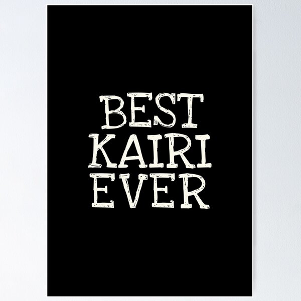Vista previa del artículo con la obra «El mejor nombre personalizado de Kairi Ever Funny», diseñado y vendido por MariosNydras.