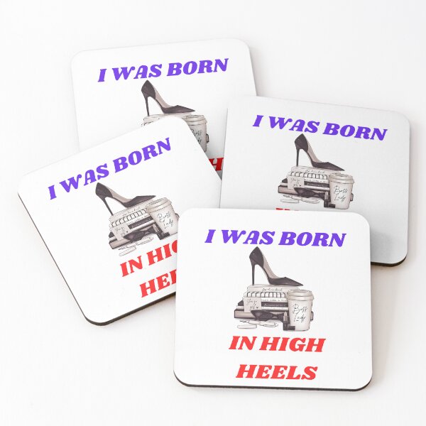 Item preview, I Was Born In High Heels Women Decoration designed and sold by netdota.