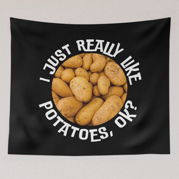 Item preview, I Just Really Like Potatoes Funny Potato Lover Gift designed and sold by foodiemarie.