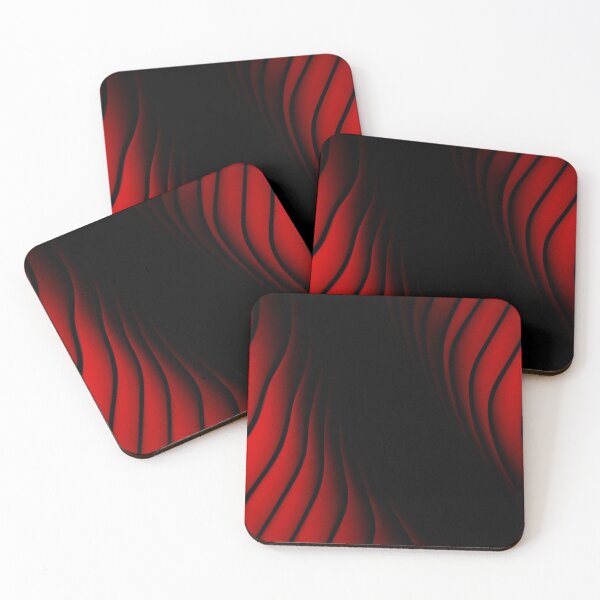 Item preview, Red and Black Gradient Wavy Background designed and sold by Evolvity.