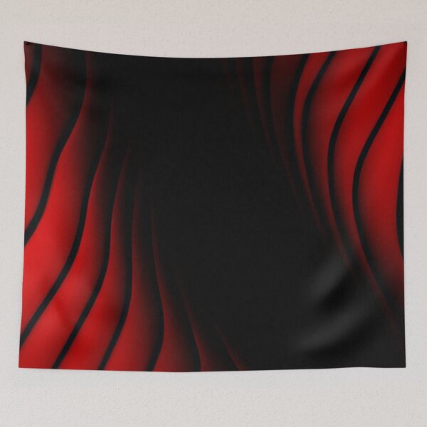 Item preview, Red and Black Gradient Wavy Background designed and sold by Evolvity.