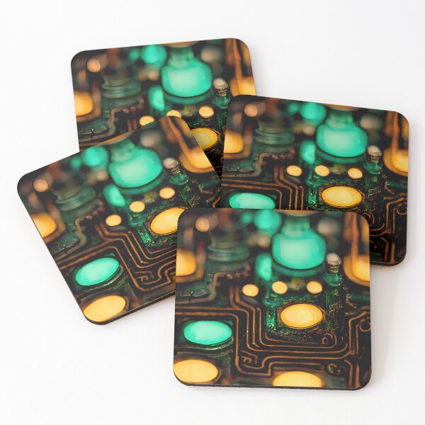 Item preview, circuits and diodes pattern designed and sold by Stepan Melnikov | Midpatterns.
