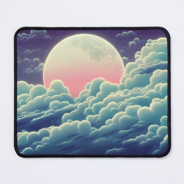 Item preview, moon shrouded clouds designed and sold by RAIID.