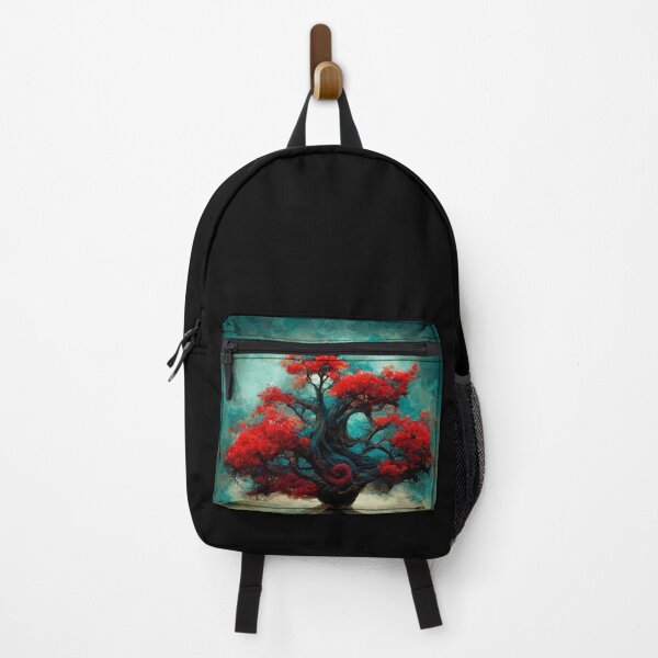 Item preview, The Crimson Turqoise Tree of Wisdom designed and sold by arabesquets.