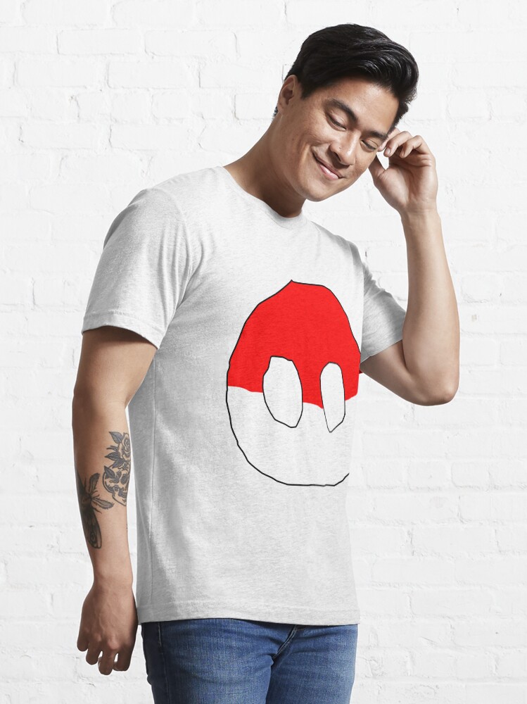 Alternate view of Polandball - Can into space - Countryball Essential T-Shirt