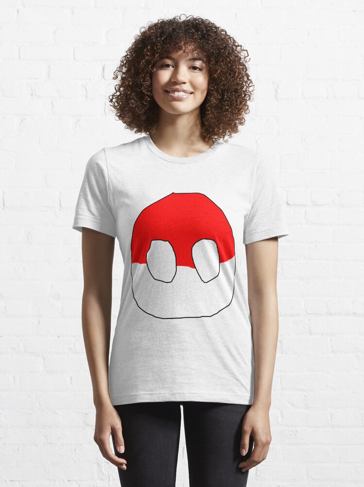 Alternate view of Polandball - Can into space - Countryball Essential T-Shirt