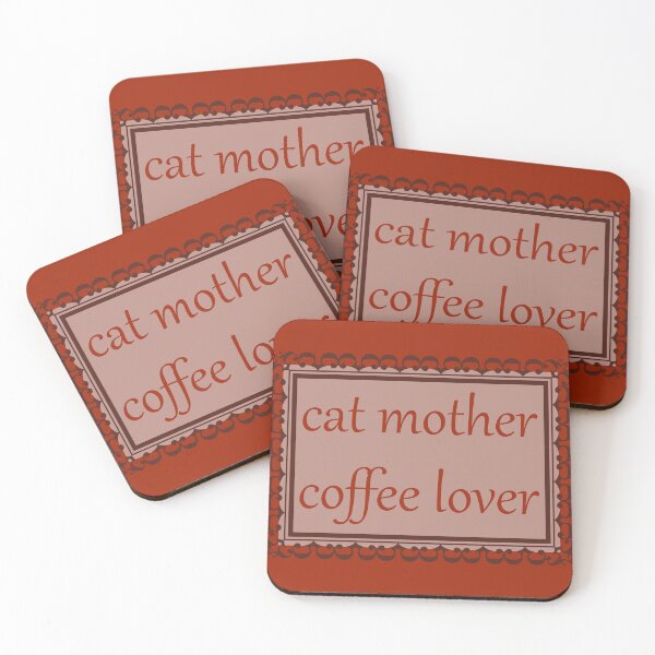 Item preview, Cat Mother, Coffee Lover (Burnt Red) designed and sold by Zia Frazier.