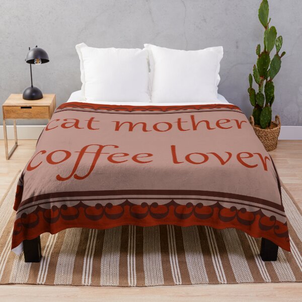 Item preview, Cat Mother, Coffee Lover (Burnt Red) designed and sold by Zia Frazier.