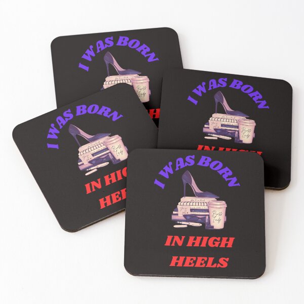 Item preview, I Was Born In High Heels Women Decoration designed and sold by netdota.