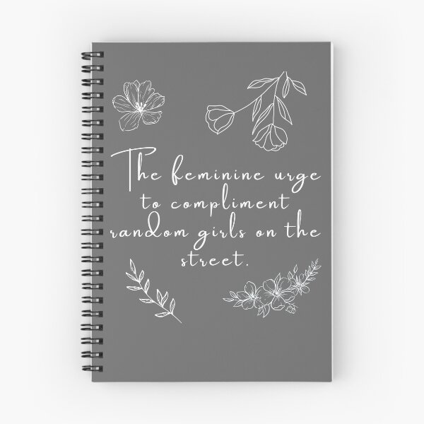 Item preview, The Feminine Urge to Be Nice Quote designed and sold by Femme Pastel Collective.