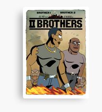 TWO BROTHERS!! - www.shirtdorks.com Canvas Print