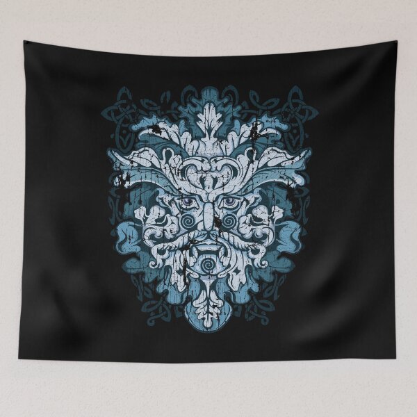 Item preview, Pagan Green Man Celtic Mythology God Irish Scottish Wicca designed and sold by BluePagan.