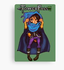 Towerfall Blue Archer Canvas Print