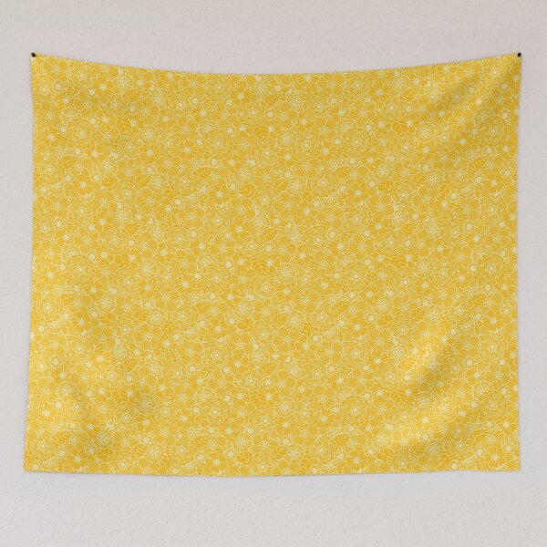 Item preview, Flower pattern (yellow) designed and sold by Claske.