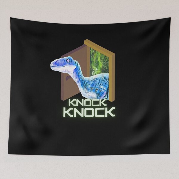 Item preview, Velociraptor Knock Knock designed and sold by Vast-Designs.