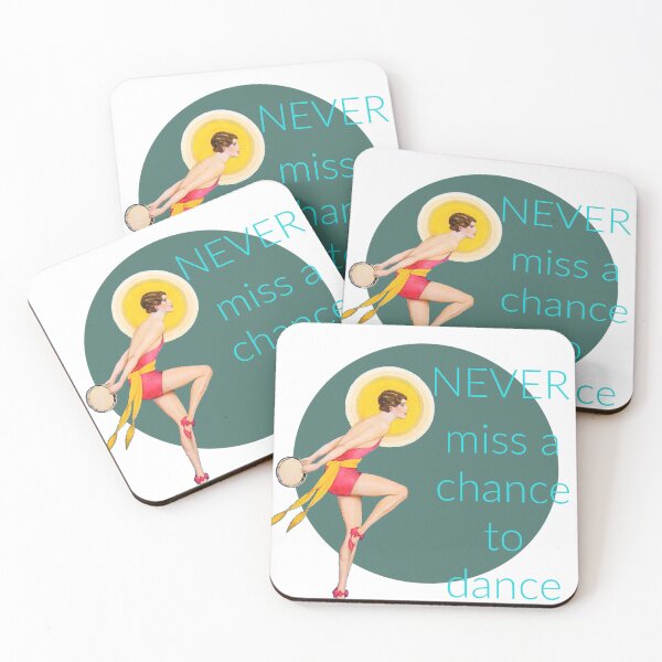 Item preview, Never Miss the Chance to Dance! Deco Era Dancer. Dancer gift designed and sold by SSustainable.