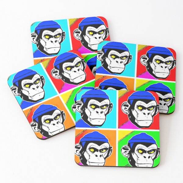 Item preview, Monkey man pop art designed and sold by Ludvig823.