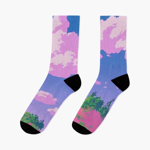 Item preview, Retro 90s Anime Aesthetic Pink Clouds designed and sold by trajeado14.