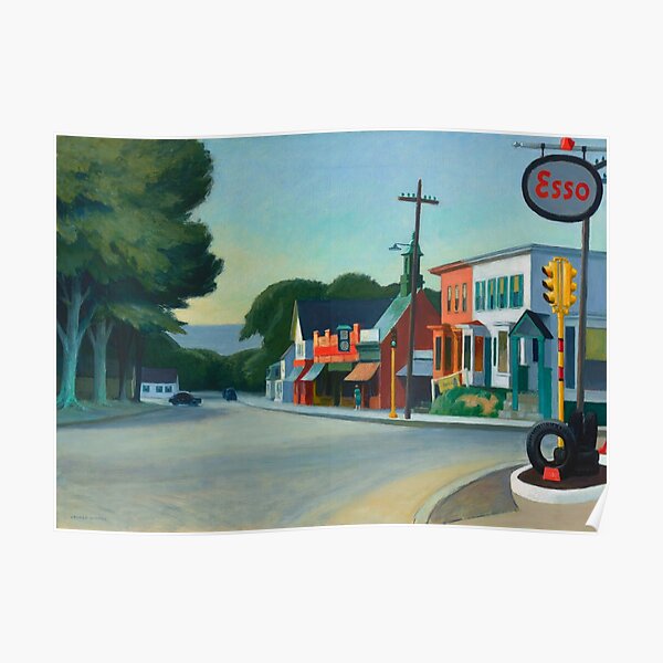 Edward Hopper - Portrait d'Orléans, (1950) Poster