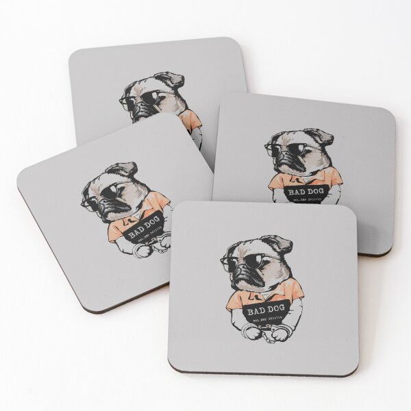 Item preview, Bad Dog pug design designed and sold by INSOMNIAC101.