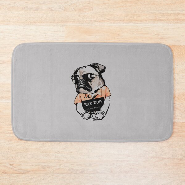 Item preview, Bad Dog pug design designed and sold by INSOMNIAC101.