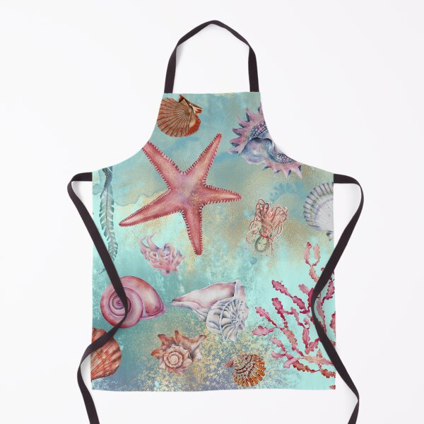 Item preview, Watercolor Seashells Ocean Pattern designed and sold by Yourfavshop600.