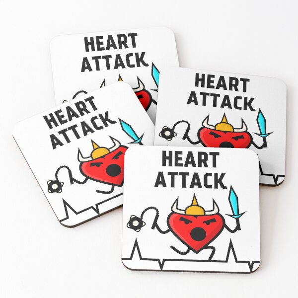 Item preview, Heart attack, viking barbarian heart, heart rate frequency designed and sold by EnzoVectorism.