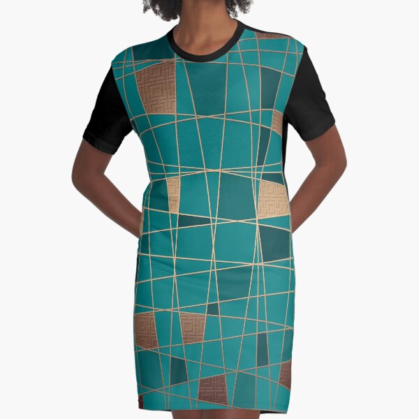 Abstract geometric pattern 11 Graphic T-Shirt Dress