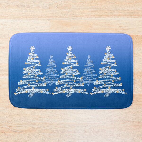 Item preview, Contemporary Scribble Doodle White Christmas Tree designed and sold by LaRoach Digital Arts.