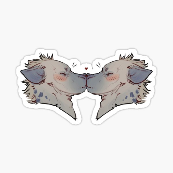 Item preview, hyena kiss designed and sold by rubymutt.
