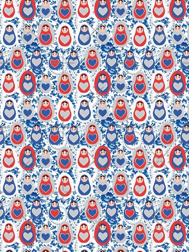 Russian Matryoshka with hearts by EkaterinaP