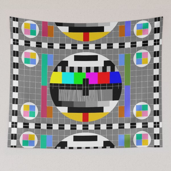 Item preview, Calibration Test Card, TV monitor film, video geek designed and sold by Glimmersmith.